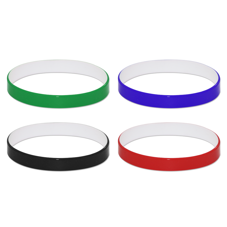 Bracelet en silicone Couleur Laserable