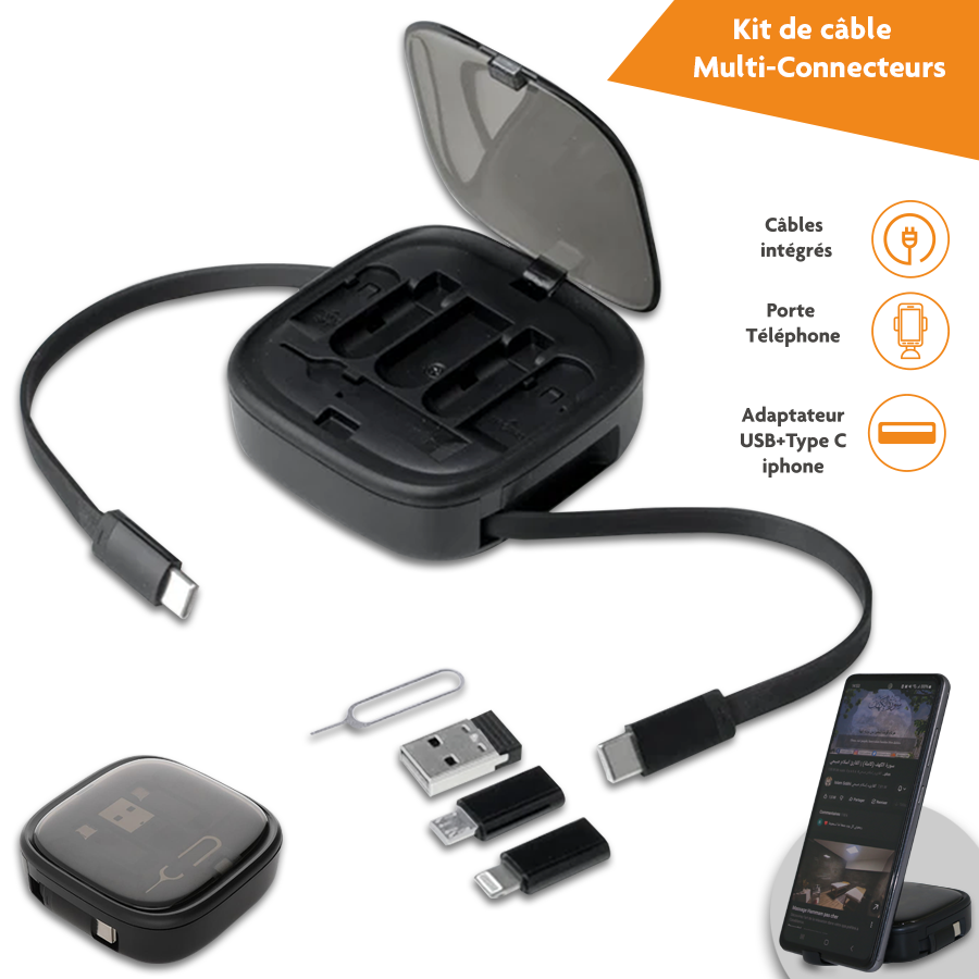 Kit de Câble Multi-Connecteurs