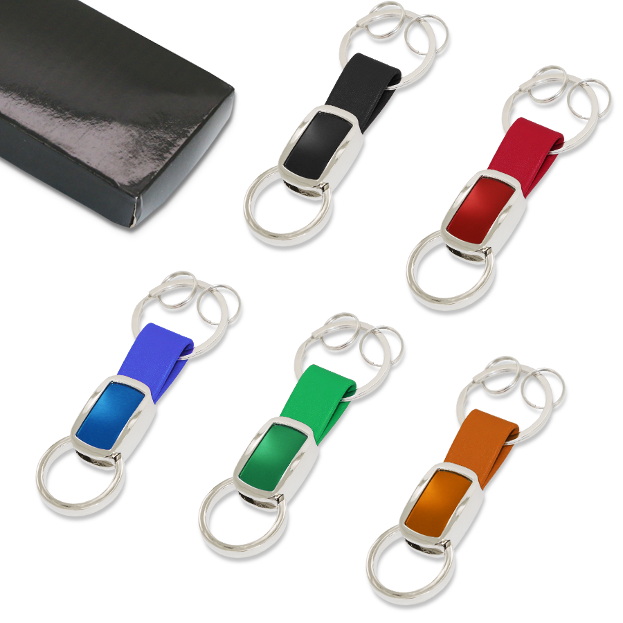 Boite Porte-Cles Metal/simili Colore